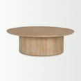 thumbnail image 3 of Terra 48L x 48W x 15H Light Brown Wood Round Coffee Table, 3 of 6