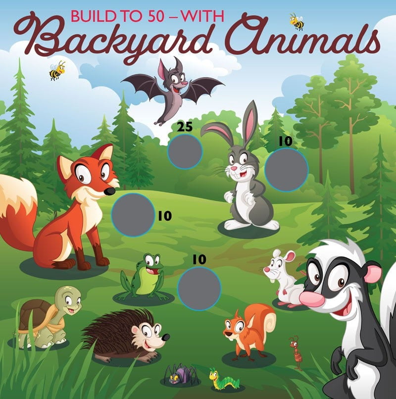 Pogo UltraLite Commercial Inflatable Air Frame Game, Backyard Animals