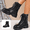 Black, variant on Ankle Boots for Women Fall Winter Platform Lace Up Buckle Stud Decor Booties Round Toe Side Zipper Chunky Sole Short Boots