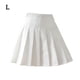 thumbnail image 1 of Falda plisada Mini uniforme de colegiala de tenis de cintura alta con pantalones cortos, blanco, L Sweethay AP001094-03, 1 of 7