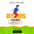 thumbnail image 5 of Jumpking 36" Indoor/Outdoor Toddler Trampoline with Bungie Cords, Rust-Resistant, Family-Friendly, 5 of 7