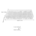 COMPUKAS Transparent Rubber Pin Backs Locking for DIY Use Soft and ...