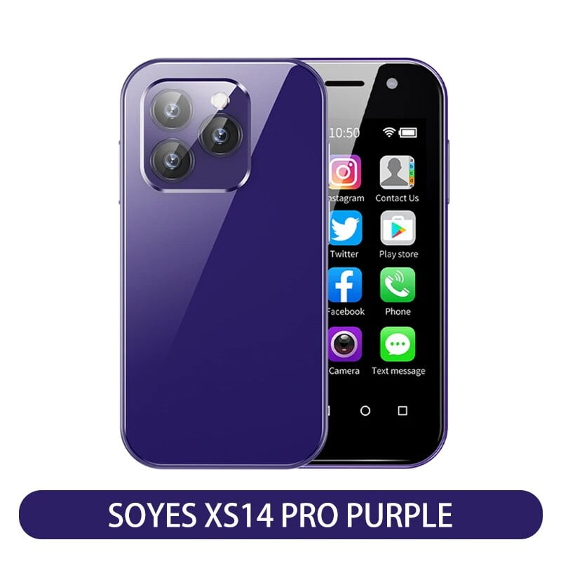 Soyes XS14 Pro Mini 4G Smartphone 3.0 Inch Octa Core Dual Sim Ultra Thin Unlocked Card Mobile Phone WiFi Bluetooth Hotspot Student Pocket Cellphone US Soyes XS14 Pro Mini 4G Smartphone 3.0 Inch Octa Core Dual Sim Ultra Thin Unlocked Card Mobile Phone WiFi Bluetooth Hotspot Student Pocket Cellphone US