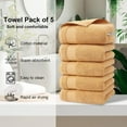 thumbnail image 4 of EUDIDV 2025 Microfiber Bath Sheets & Towels Set - Ultra Soft, Super Absorbent & Quick Dry, Lightweight Large Towels for Spa/Yoga/Gym, 4 of 7