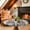 Brown Beige, variant on Coffee Gnomes Fitted Tablecloth with Elastic Edged, Round Table Cloth for Dining Table, Coffee Cups Beans Beige Plaid Waterproof Oil Proof Table Cover for Indoor Outdoor 36"-44"