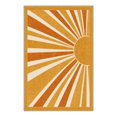 thumbnail image 3 of GENIMO 2'x3' Entryway Rug, Machine Washable Non Slip Low Pile Area Rug for Front Door Kitchen Bathroom, Warm Minimalist,Mustard Gold, 3 of 5