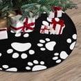 thumbnail image 3 of FMSHPON Paw Footprints of a Dog Xmas Christmas Tree Skirt Stand Mat for Holiday Party Decoration Indoor Outdoor 36 inches, 3 of 3