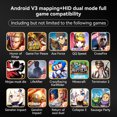 thumbnail image 2 of mando Para Android/iOS/Wins Manija de juegos inalámbrica retráctil para PS4 Switch PC (Blanco), 2 of 4