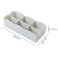 thumbnail image 2 of Underwear Divider Closet Drawer Organizer Storage Box Sock grid box; Case Bra Ties Socks Grids Container, 2 of 4