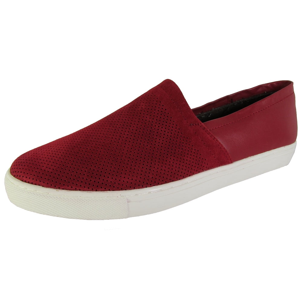 SU Loafer Sneaker Shoes, Red 