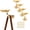 Gold, variant on IULAVP Black Whale Tail Wall Hooks (Set of 5), Heavy Duty, Wall Mounted, Decorative Wall Hooks Used for Hanging Coats, Towel, Robe, Wardrobe/Bathrooms, Ocean Nautical Home Decoration