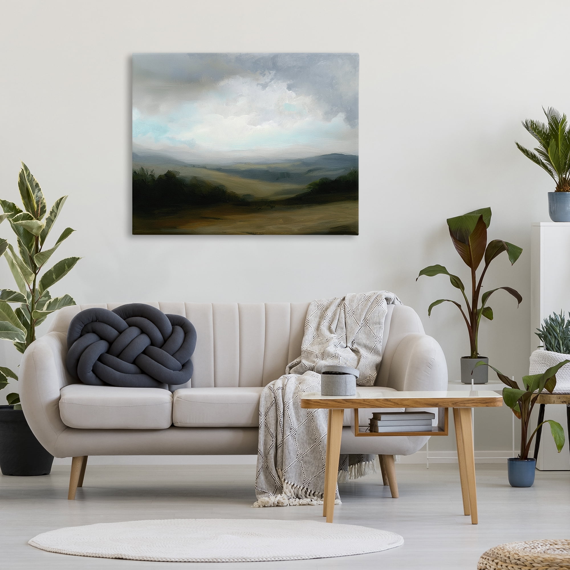 Stupell Industries Refreshed Quiet Rolling Hills Canvas Wall Art, design by Annabelle Hall