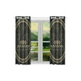 thumbnail image 2 of MKHERT Viking Drakkar Ship Window Curtains Kitchen Curtain Room Bedroom Drapes Curtains 26x39 inch, 2 Piece, 2 of 3