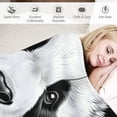 thumbnail image 3 of Orinice Love Heart Panda Warm Lightweight Blanket Soft Fleece Blankets All Seasons - Multiple Sizes Available 40x50in, 3 of 6