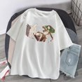 thumbnail image 1 of 2021 verano nuevo anime japonés camiseta de gran tamaño de manga corta suelta streetwear camisetas casual Harajuku ropa de mujer Gao Jiahui  unisex, 1 of 2