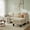 Off White, variant on Leumius Convertible Sectional Sofa Couch,Modern Corduroy L-Shaped Couch with Storage Ottoman,Small Sofa for Small Living Room, Apartment and Small Space,Gray