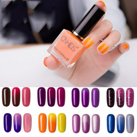 Temperature Change Nail Polish Gradient Color Changing Nail Polish ...