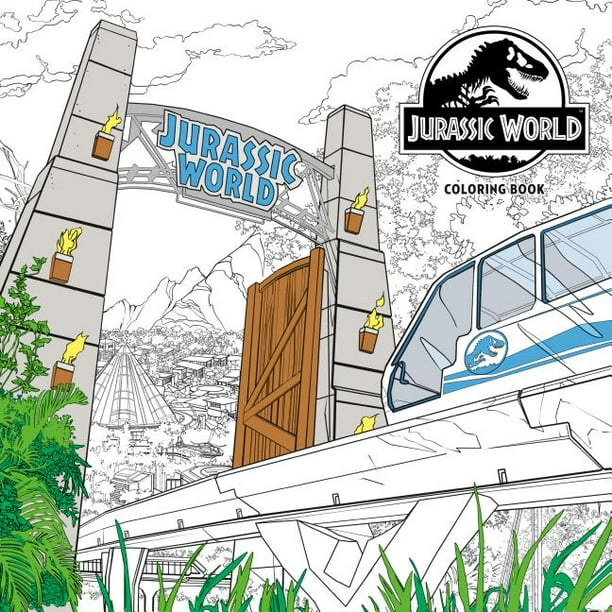 Download Jurassic World Adult Coloring Book Paperback Walmart Com Walmart Com