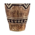 thumbnail image 4 of Riza 29 Inch Urn Table Lamp Carved Trellis Rich Glossy Brown Hydrocal - Saltoro Sherpi, 4 of 5