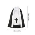 thumbnail image 2 of Funny Pet Nun - Cute Sister Habit Dress for Cats & Small Dogs - for Halloween, Christmas & Parties, 2 of 8