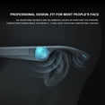 thumbnail image 4 of Hombres Mujeres Bluetooth Wireless Smart Glasses Unisex Stereo Music Auriculares Gafas de sol, Anti-Blue, Black Gold Inevent EL2610-01B, 4 of 7
