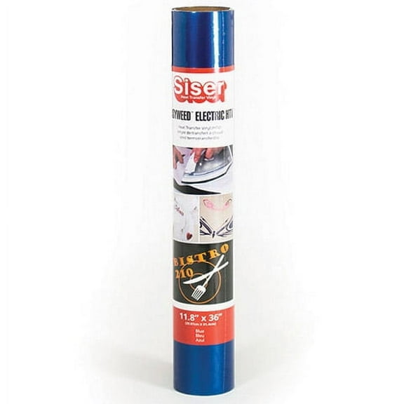 Siser EasyWeed Electric Blue Heat Transfer Vinyl, 11.8 x 36 inches
