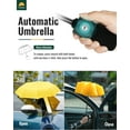 thumbnail image 2 of Chakipee Travel Compact Umbrella Windproof - Portable Automatic Umbrellas for Rain,8 Ribs Folding Umbrella,Portable 210T Fabric 97cm Span,Yellow, 2 of 8