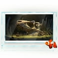 thumbnail image 2 of Aquarium Background Sticker - Fossil, Dinosaur, Skull HD Poster Decoration - for 5-60 Gallon Fish Tanks Terrarium, 2 of 5