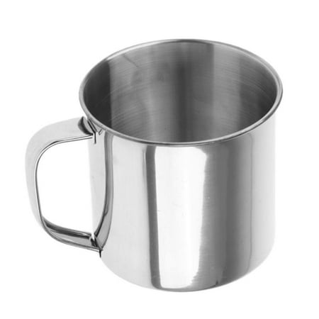 

Metal Drinkwware Stainless Steel Cup For Beer Coffee Tea 12cm With Cover - 7cm without cover