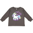 thumbnail image 3 of Inktastic Lil Sis unicorn- little sister Girls Long Sleeve Toddler T-Shirt, 3 of 5