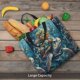 thumbnail image 5 of Fotbe Colorful Plant Turtle Bolsa Tote con Estampado para Mujer, Bolsos con Cremallera, Bolsa de Hombro Casual de Gran Capacidad con Bolsillos Internos, 5 of 7