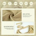 thumbnail image 4 of Nursing Cover for Baby Breastfeeding,Breathable Cover with Rigid Hoop for Mother Nursing Apron, Multi-use Adjustable Privacy Nursing Apron Cover,Include Two Baby Bibs,khaki, 4 of 7