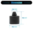 thumbnail image 3 of 4pcs 14 x 17mm Buffer Mount Rubber Block Absorber for Car Door Trunk Hood, 3 of 5