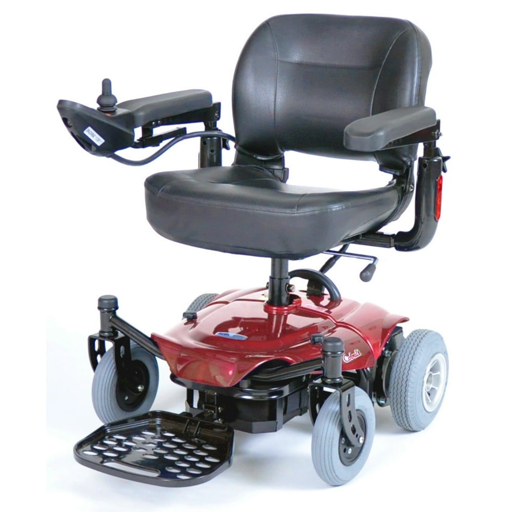 Drive Medical Cobalt Travel Power Wheelchair, Red