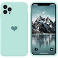 thumbnail image 1 of for iPhone 13 / Mini/Pro/Pro Max Case，Silicone Cases for Women Girly Men Clear Heart Pattern Flexible Protective Cover ShockproofPro Max), 1 of 8