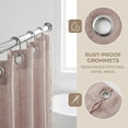 thumbnail image 2 of Unique Bargains Boho Farmhouse Set Tassels 12 Plastic Hooks Beige 71"W x 71"L, 2 of 5
