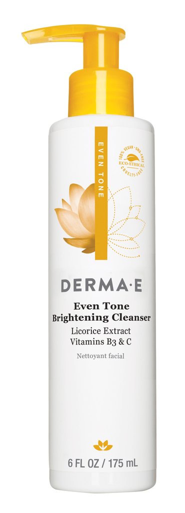 Derma E - Derma E Evenly Radiant Vitamin C Facial Cleanser, Face Wash for All Skin Types, 6 Fl 