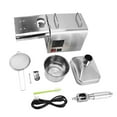 thumbnail image 2 of Fully Automatic Oil Press Machine, Stainless Steel Oil Extractor High Efficiency Oil Press Maker  for Peanuts Walnuts Soybeans, 2 of 7