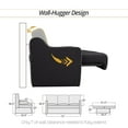 thumbnail image 6 of Qualitex Gravitas DX Console RV Sofa Bed - 72" Wide - Black & Charcoal Ultimate Leather, 6 of 9