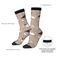 thumbnail image 4 of Fotbe Chicken Pattern Long Socks for Men & Women – Breathable & Stretchy Compression Socks, Ideal for Running, Travel, and Everyday Wear Size 5-11, 4 of 6