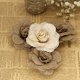 thumbnail image 1 of CRILSTYLEO 4Ud Flores Decorativas De Lino Para En Color Beige Flores Artificiales Duraderas, 1 of 8