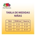 thumbnail image 4 of Camiseta Interior Fruit of the Loom para Niña, sin Mangas Reversible Multicolor Talla CH, 3 Piezas, 4 of 4