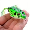 thumbnail image 2 of BIQIANWO 10pcs Topwater Frog Fishing Lure Set, Realistic Soft Bait With Sharp Hooks For Bass And Saltwater Freshwater Fishing, Fishing Accessories, 2 of 8