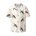 thumbnail image 3 of Goofa Sea Turtle Printed Men's Casual Short-sleeved Shirt,Lightweight Breathable Button-down,Summer Casual men's top,Versatile Fashion shirt-X-Large, 3 of 7