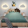thumbnail image 3 of Modern Cloud Wall Lamp Soft Warm/White Light Eye Protection Living Room Nursery Boys Girls Kids Bedroom Bedside Plug-in Night Lamp 26-27s, 3 of 5