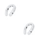 thumbnail image 1 of Inteprter Dispositivo de enfriamiento del ventilador del cuello Enfriador de aire Conveniencia Carga USB recargable Accesorios de oficina al aire Blanco 2Conjunto, 1 of 6