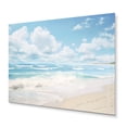 thumbnail image 2 of Designart "Simplicity Beach Landscape III" Nautical & Beach Metal Wall Art Prints, 2 of 5