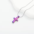 thumbnail image 3 of Cross Urn Pendant Memory Necklace for Cremation Ashes Holder Memorial Jewelry, 3 of 5