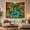 Bear Rowing Boat, variant on Armchair Bookshelf Cat with Forest Clearing Night, Cozy Dark Academia for Book Lovers, Aesthetic Wall Decor, Mother'S Day Gift, Tapestry Wall Hanging for Dorm and Living Room