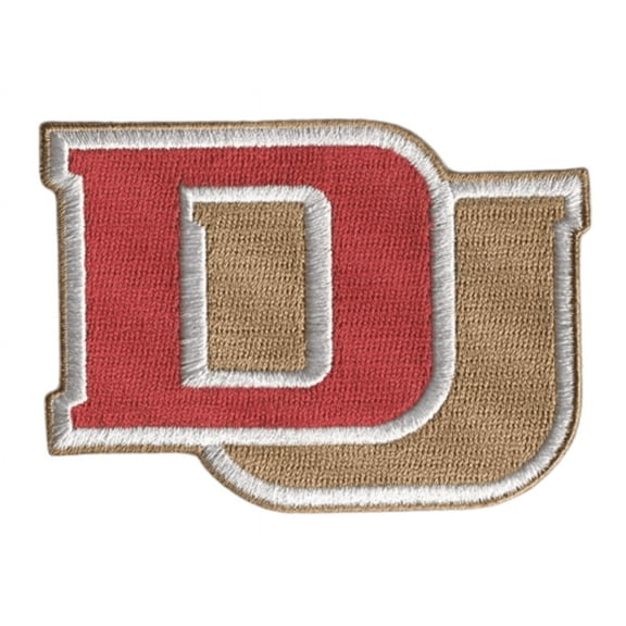 Official Licensed Denver University 3.25”W x 2.375"H Hook Velcro Patch (Not an Iron-on Patch)
